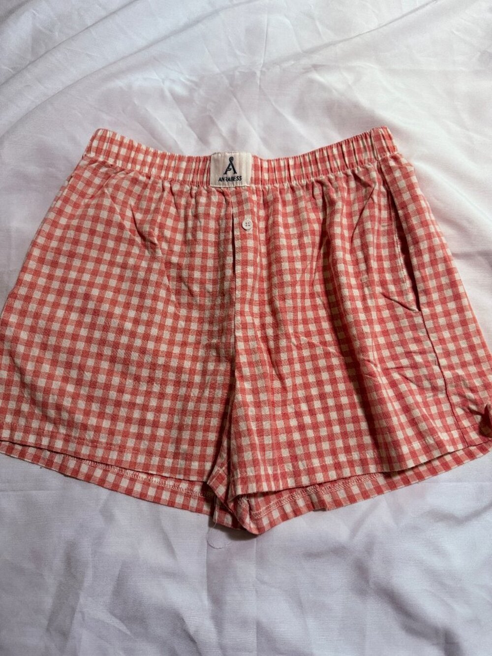 Anrabess Pink & White Shorts Women's Size Small
